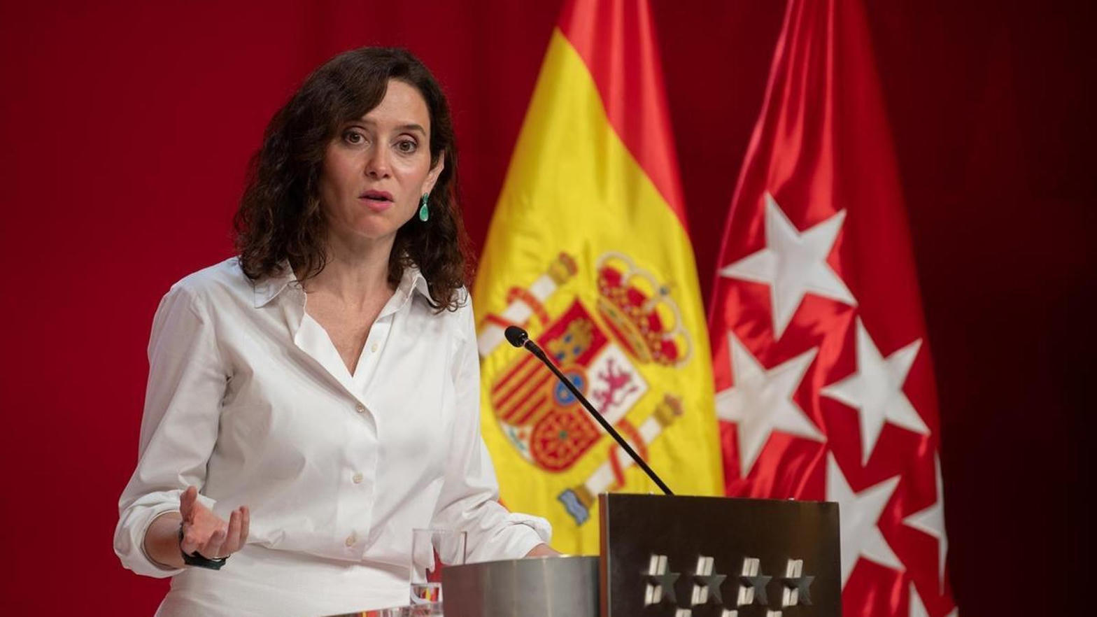 Isabel Díaz Ayuso, presidenta de la Comunidad de Madrid
